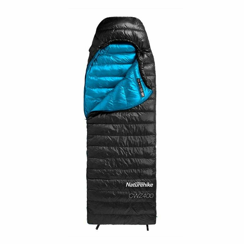 137103.970 Спальник Naturehike CWZ400 NH19W400-Z, (7°C), p-р L, чорний - Зображення 1
