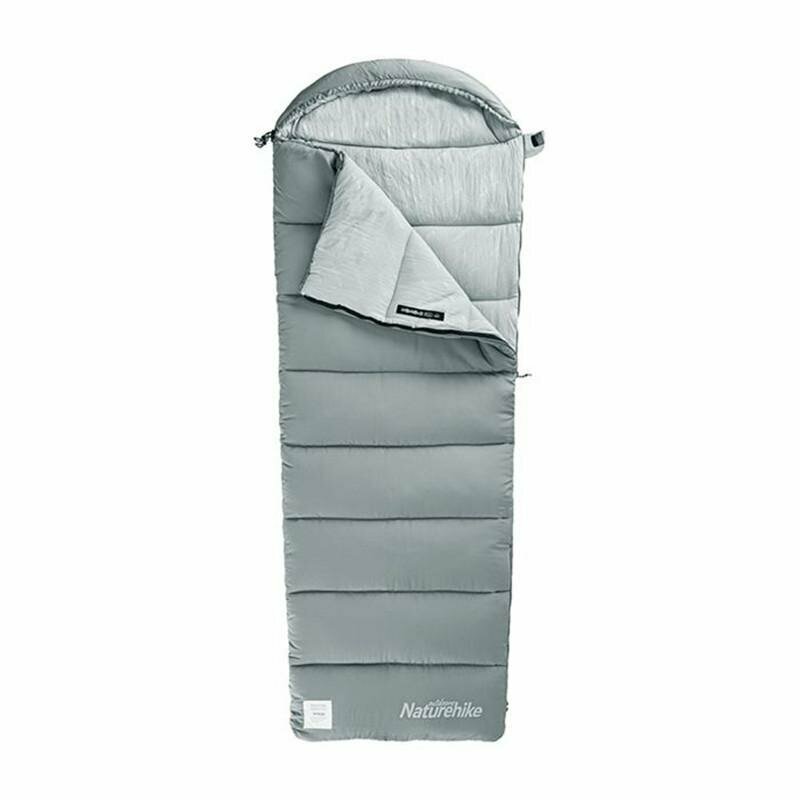 137119.970 Спальник з капюшоном Naturehike M400 NH20MSD02, down cotton, сірий - Зображення 1