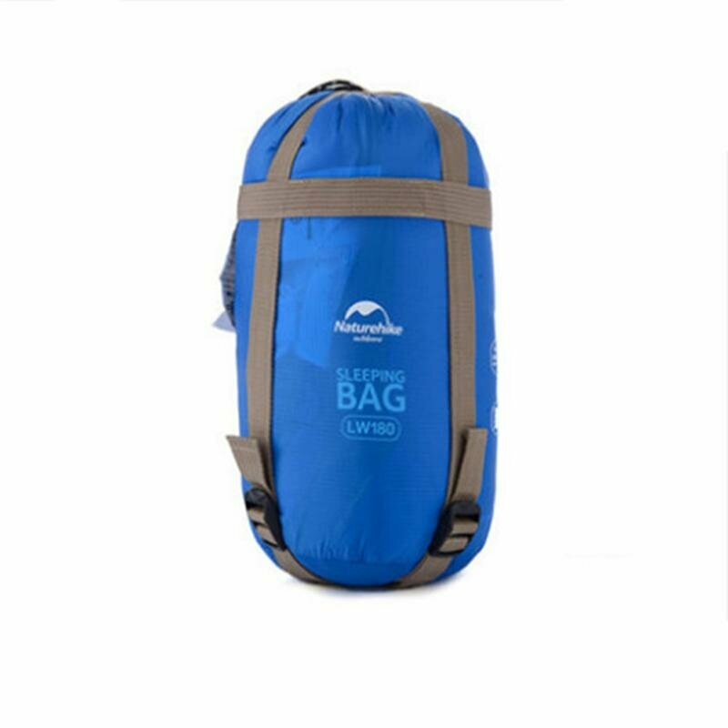 137138.970 Спальник надлегкий Naturehike Mini Ultra light LW 180 NH15S003-D, Silk-like cotton, блакитний - Зображення 1