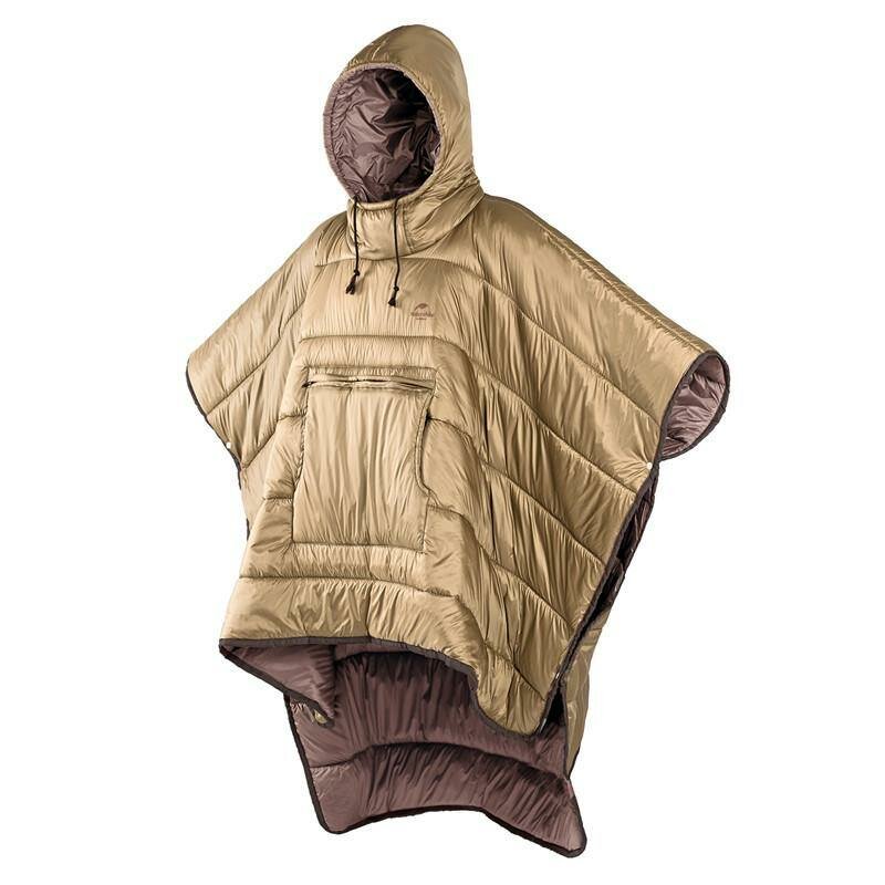 142571.970 Спальний мішок-пончо Naturehike NH18D010-P, Hollow cotton, бронзовий - Зображення 1