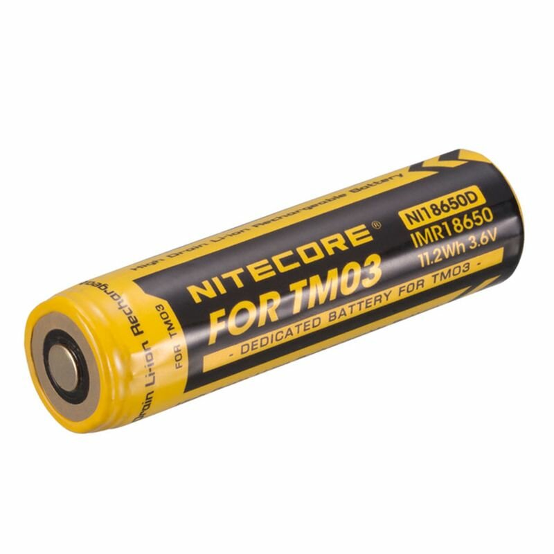148969.970 Акумулятор літієвий Li-Ion IMR 18650 Nitecore NI18650D 3.6V (Для ліхтаря TM03), захищений - Зображення 1