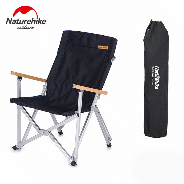 156901.970 Крісло складане Naturehike Shangye NH19JJ004, алюміній, чорний - Зображення 1