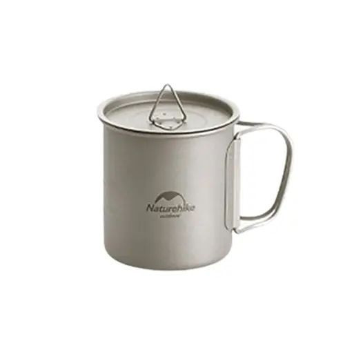 259045.970 Кружка титанова з ручкою 450 мл Naturehike NH20CJ005 - Зображення 1