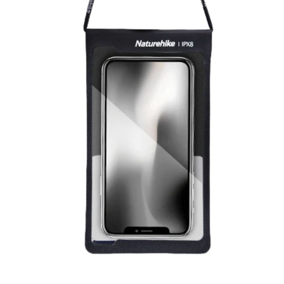 259051.970 Чохол водонепроникний для смартфона Naturehike NH20SM003, чорний - Зображення 1