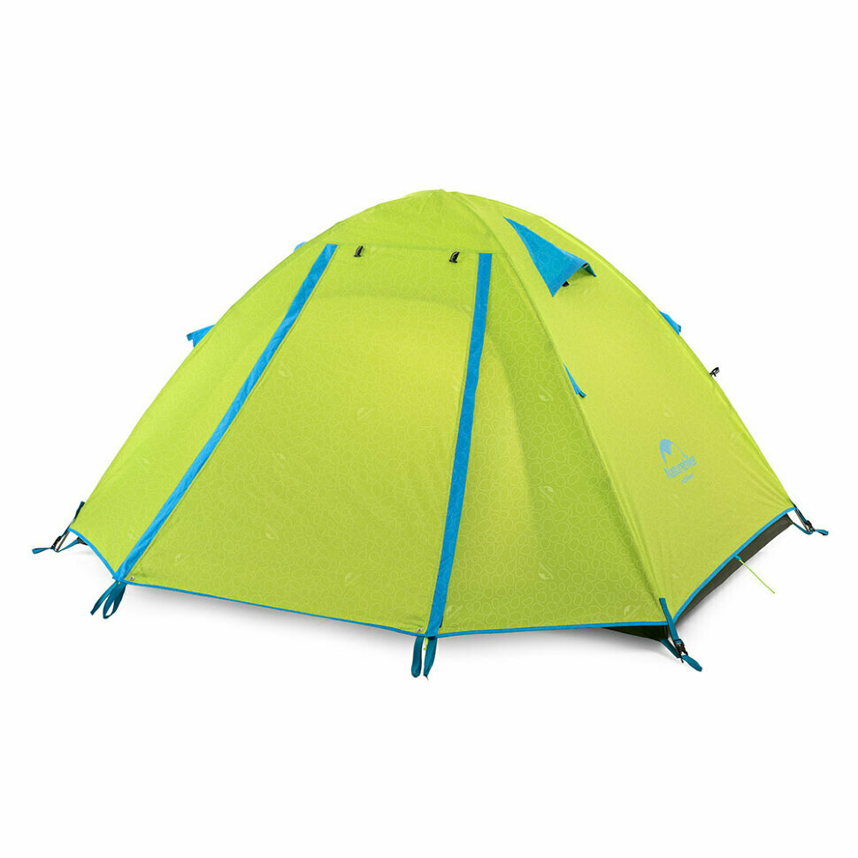 2726.970 Намет чотиримісний Naturehike P-Series NH18Z044-P, 210T/65D, зелений - Зображення 1