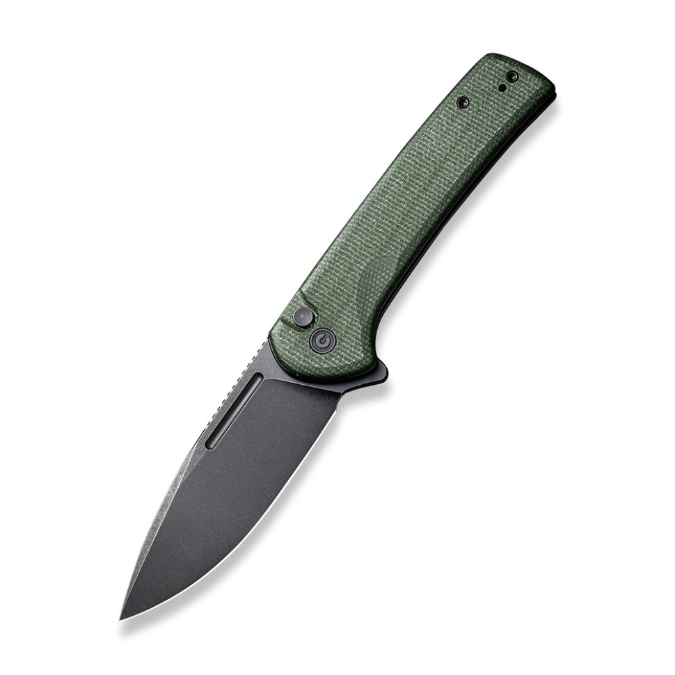 275710.970 Ніж складаний туристичний Civivi Conspirator, (8.8 см) Nitro-V / Micarta зелений - Зображення 1