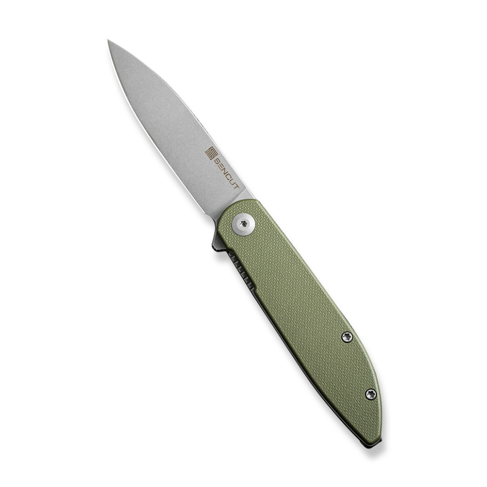 275975.970 Ніж складаний кишеньковий Sencut Bocll, (7.5 см) D2 / G10 зелений - Зображення 1