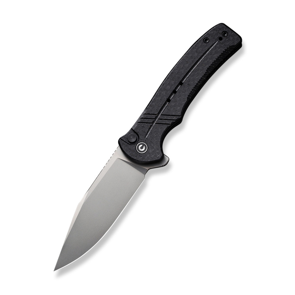 276020.970 Ніж складаний туристичний Civivi Cogent, (8.8 см) 14C28N / Micarta чорний - Зображення 1