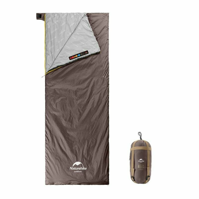 285154.970 Спальник надлегкий Naturehike Summer LW180 NH21MSD09 лівий, (15°C), p-p XL, коричневий - Зображення 1