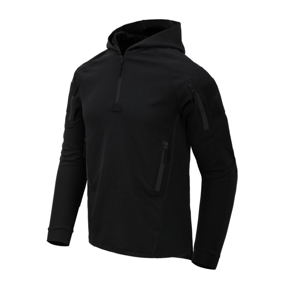 315250.970 Кофта тактична Helikon-Tex RANGE HOODIE - TopCool, чорний, розмір XXL - Зображення 1