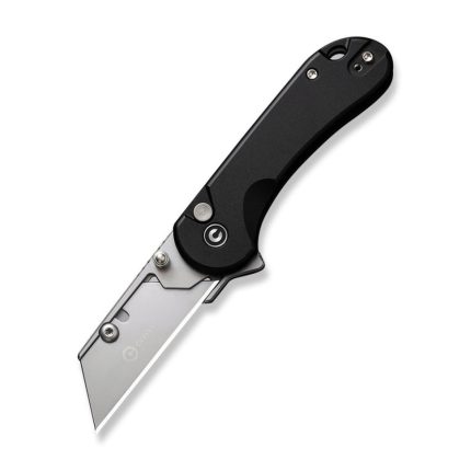Ніж трапеція складаний кишеньковий Civivi Elementum Utility, (5.8 см) 6Cr13 / Aluminum чорний