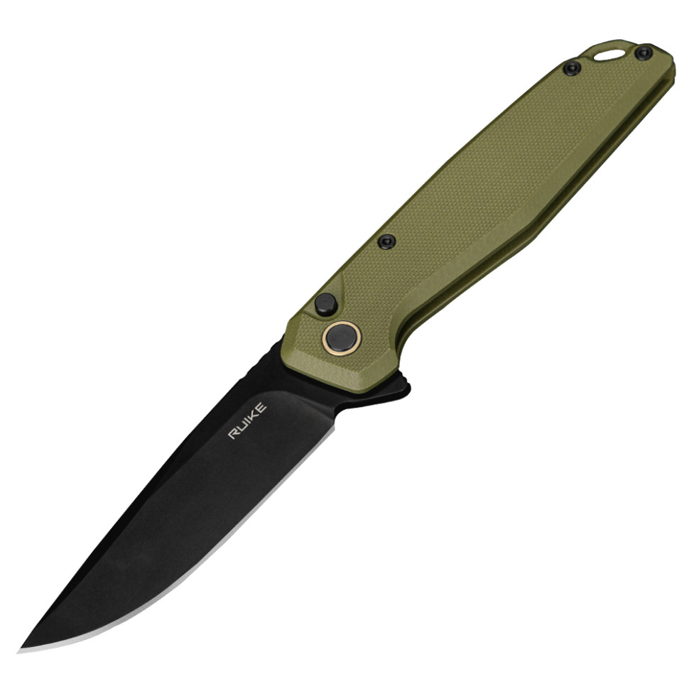 316298.970 Ніж складаний туристичний Ruike P873-G, (8.8 см)14C28N / G10 зелений - Зображення 1