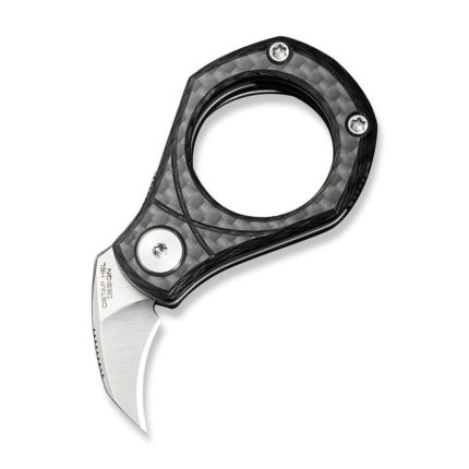 Ніж складаний кишеньковий Civivi Pyrus, (1.6 см) 14C28N / Carbon Fiber темно-сірий
