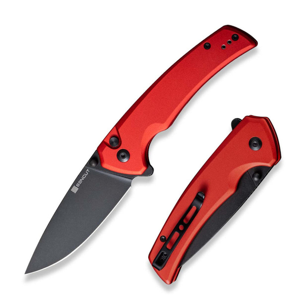 345072.970 Ніж складаний туристичний Sencut Serene, (8.8 см) D2 / Aluminum червоний - Зображення 1