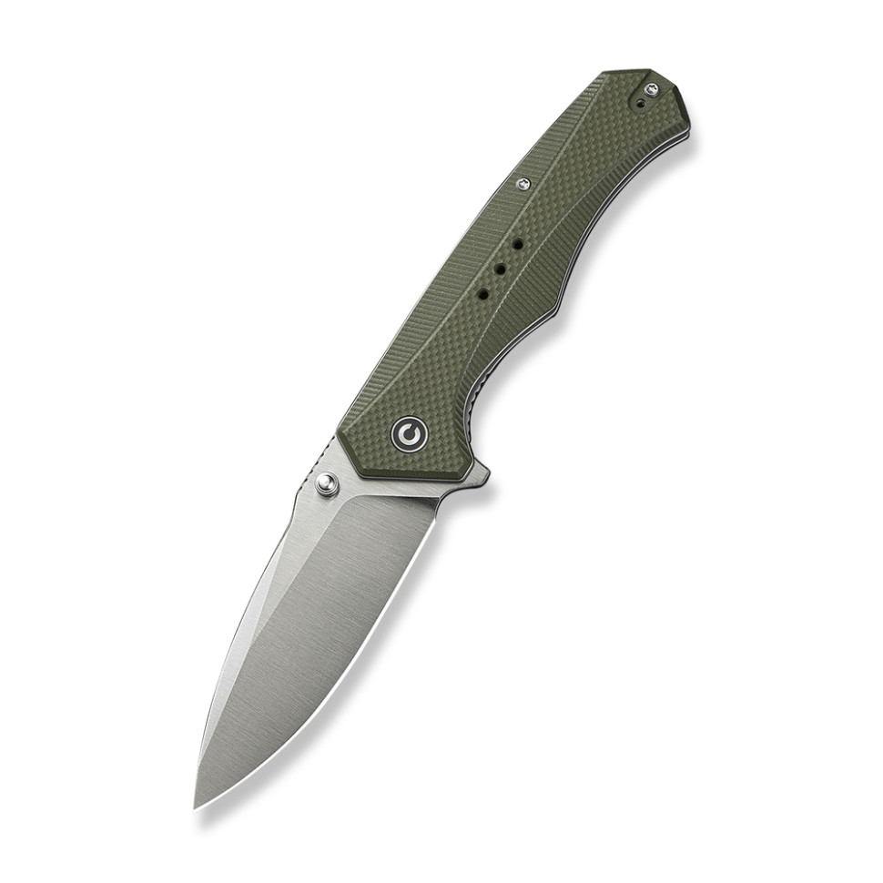 345392.970 Ніж складаний туристичний Civivi Photonix, (9.4 см) 14C28N / G10 темно-зелений - Зображення 1