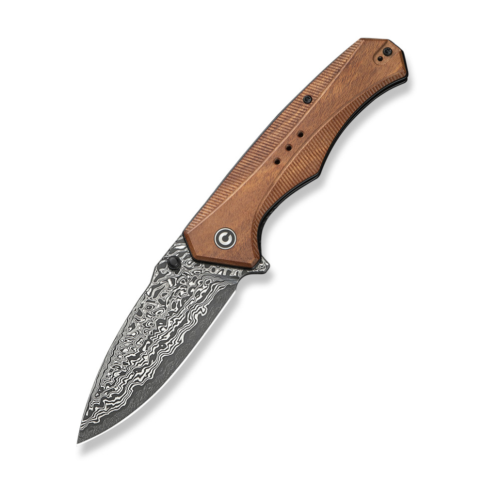 345425.970 Ніж складаний туристичний Civivi Photonix, (9.4 см) Damascus / Guibourtia Wood - Зображення 1