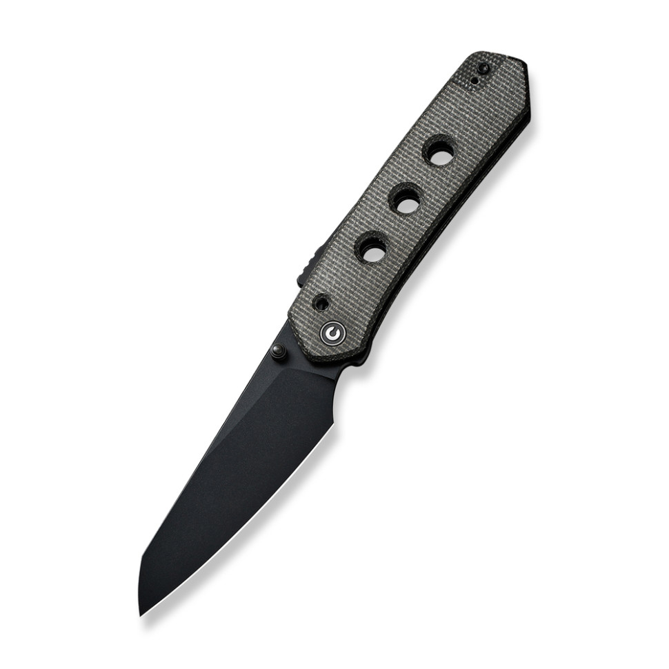 354436.970 Ніж складаний туристичний Civivi Vision FG, (8.9 см) Nitro-V / Micarta темно-сірий - Зображення 1