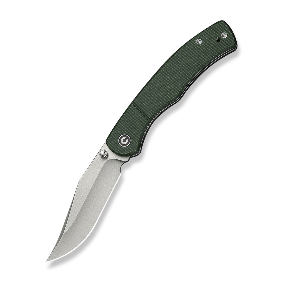 357912.970 Ніж складаний кишеньковий Civivi Clingman, (7.6 см) Nitro-V / Micarta темно-зелений - Зображення 1