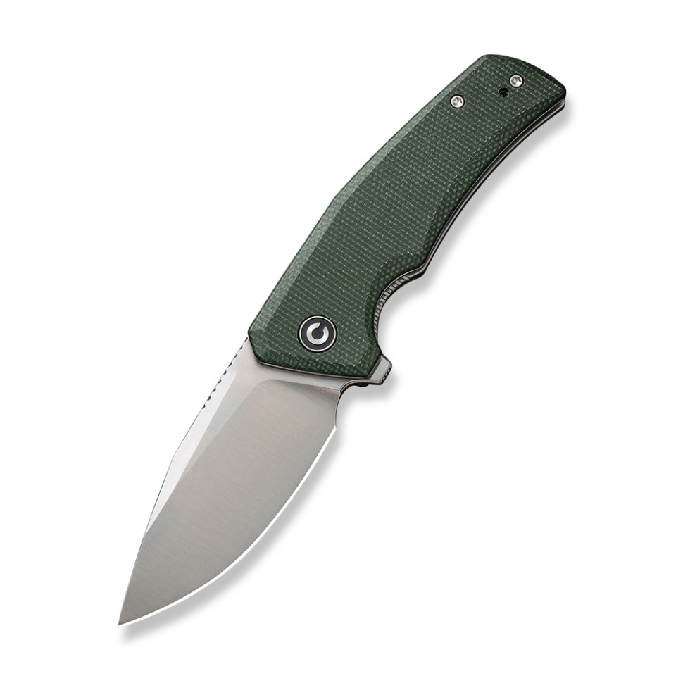 357930.970 Ніж складаний кишеньковий Civivi Regulatron, (7.6 см) Nitro-V / Micarta темно-зелений - Зображення 1