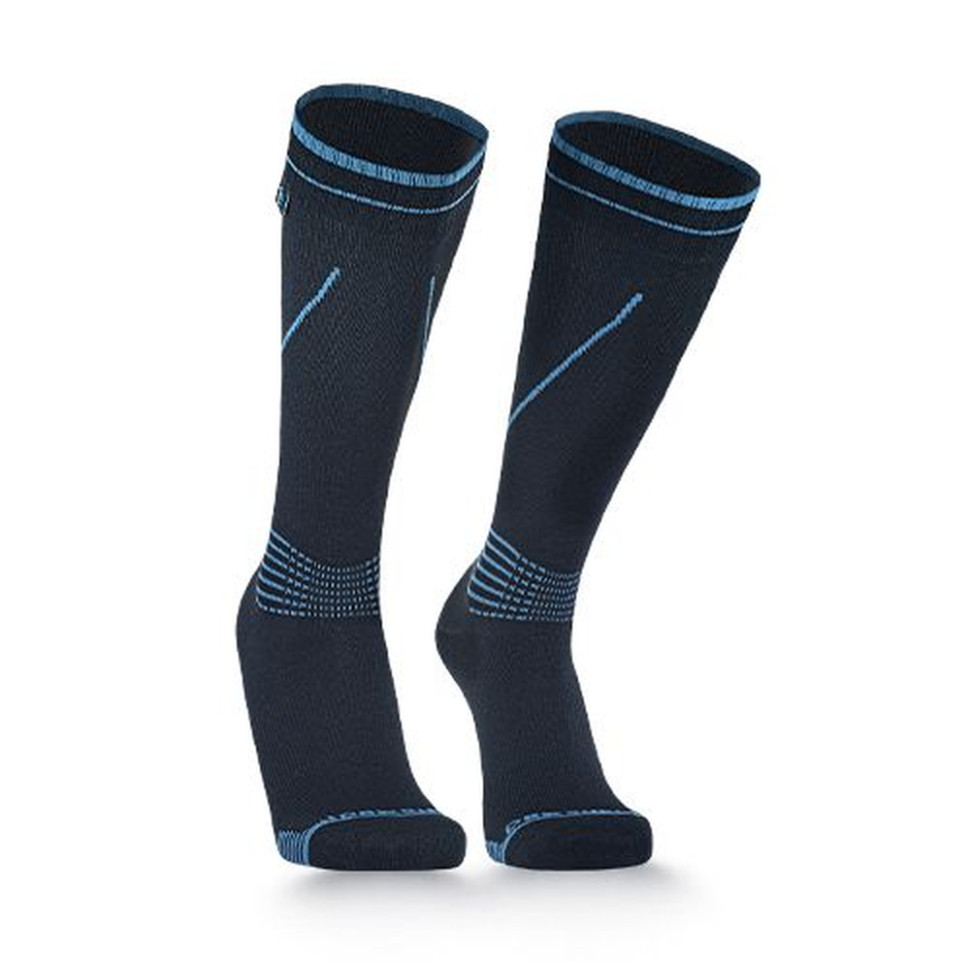 360881.970 Водонепроникні шкарпетки Dexshell Longlite Socks 2.0, блакитні полоски, розмір M (39-42) - Зображення 1