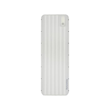 Матрац туристичний надувний одномісний Naturehike CNK2450WS034, 198х68х9.5 см, білий, для кемпінгу із мішком для надування