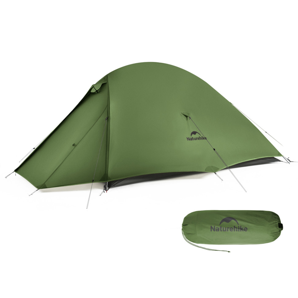 369321.970 Намет надлегкий двомісний Naturehike Cloud Up Pro CNK2350WS020, темно-зелений - Зображення 1