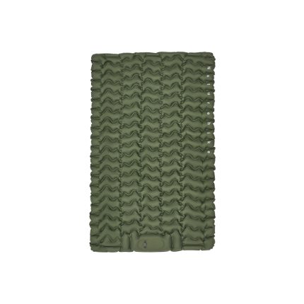 Матрац туристичний надувний двомісний Naturehike CNK2550WS019, 200х125х6.5 см, зелений із вбудованою помпою для надування