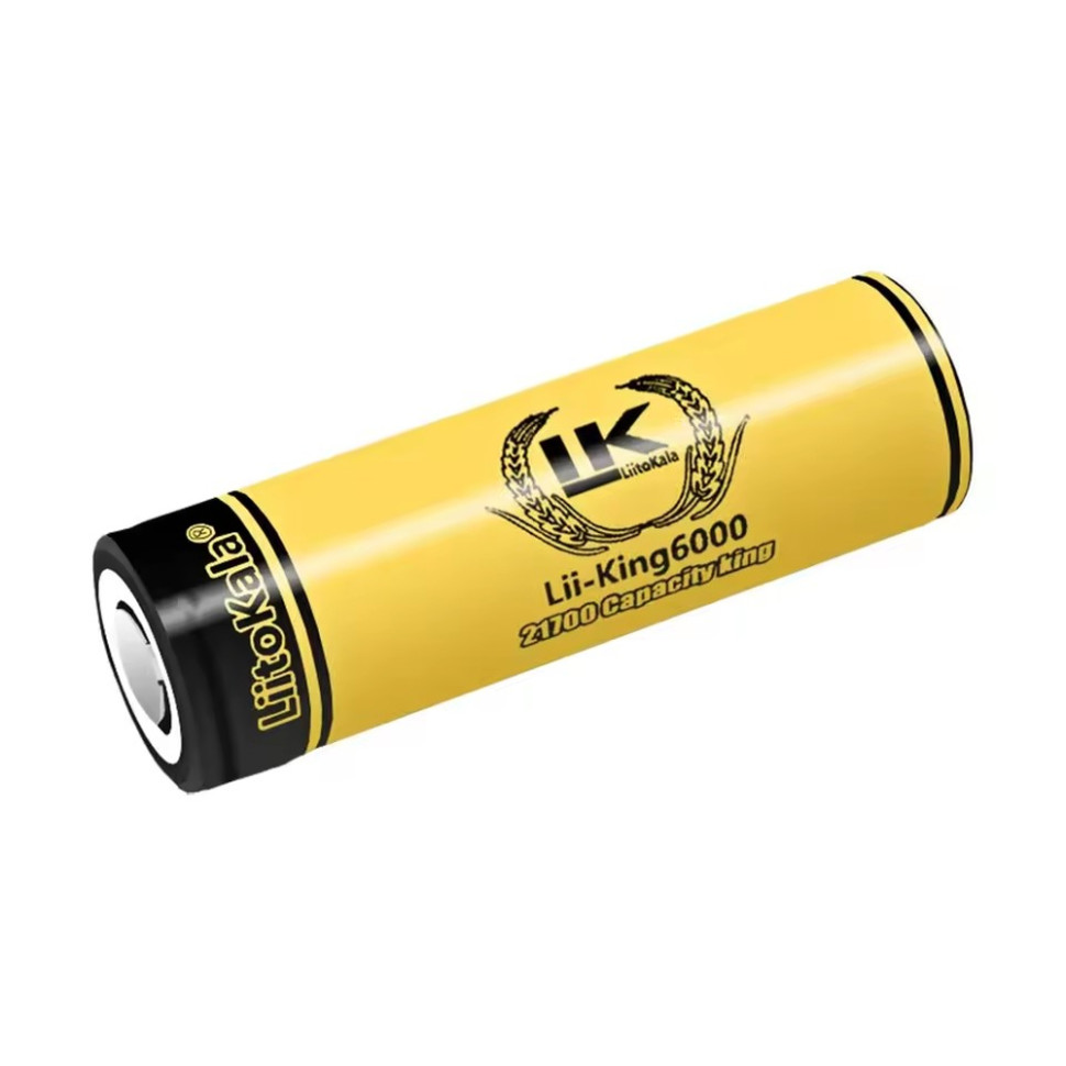 384006.970 Li-ion Акумулятор високої ємності LiitoKala King6000 21700 на 6000 mAh - Зображення 1