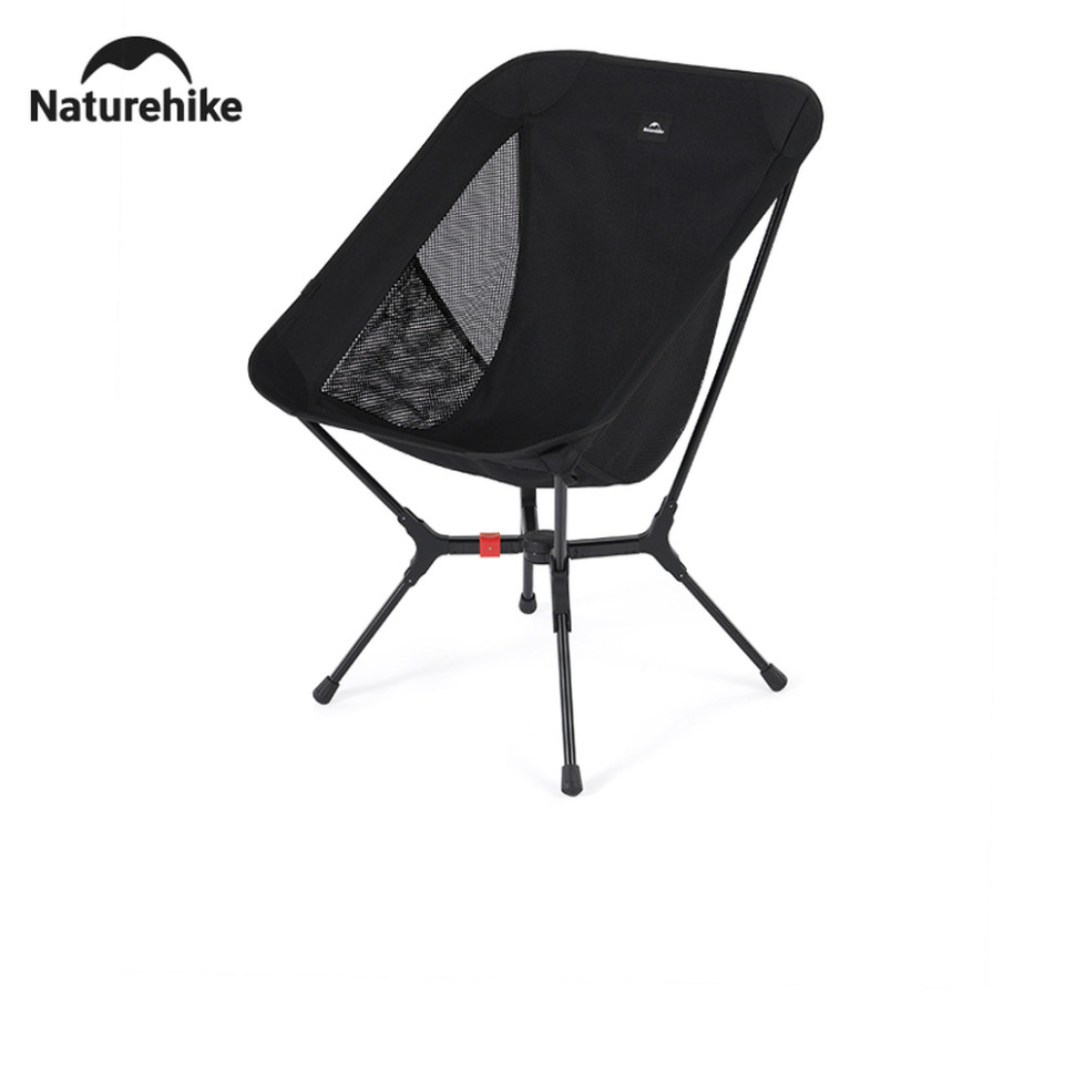 390394.970 Стілець складаний ультралегкий Naturehike CNK2550JJ013 Yamami YL01, розмір М, алюміній, чорний - Зображення 1