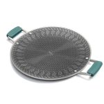 Сковорода з нержавіючої сталі з силіконовими ручками Naturehike CNK2550CF011, 34 х 34 см