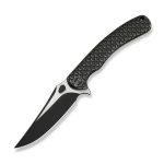 Ніж складаний туристичний Weknife Dracarys, (9.1 см) Böhler M390 / титан 6AL4V чорний