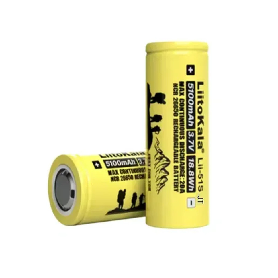 405245.970 Акумулятор Liitokala Lii-51S-JT 5100 mAh 20A 26650 Li-ion - Зображення 1