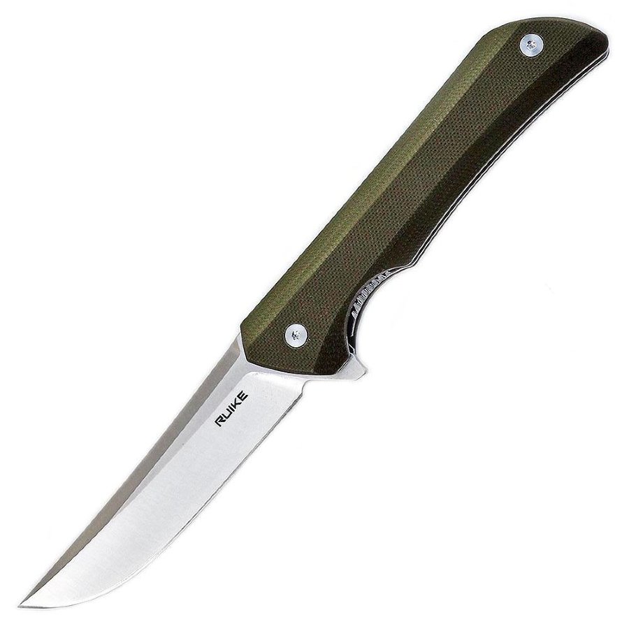 40835.900x0 Ніж складаний туристичний Ruike Hussar P121-G, (9.2 см) 14C28N / G10 зелений - Зображення 1