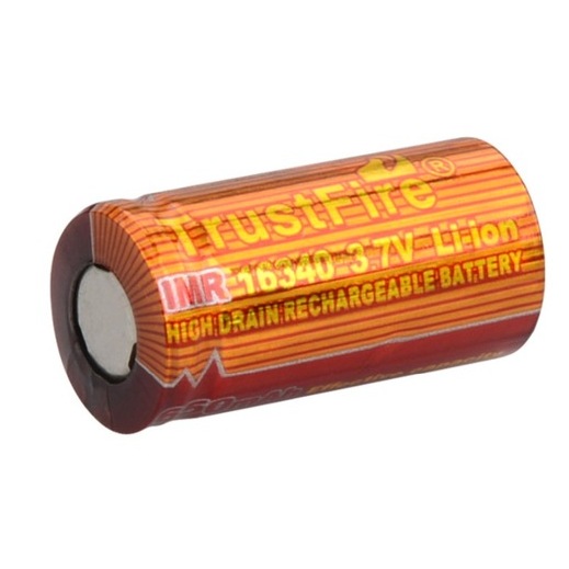 40971 Акумулятор 16340 CR123 650 mAh Trustfire - Зображення 1