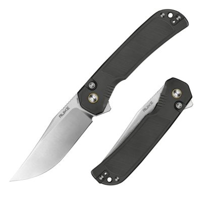 Ніж складаний туристичний Ruike P192-AK, (9.1 см) 14C28N / алюмінієвий сплав 6063, сірий