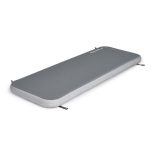 Матрац кемпінговий надувний одномісний Naturehike CNK2550WS039, 192x70x10 см, сірий  із ручним насосом