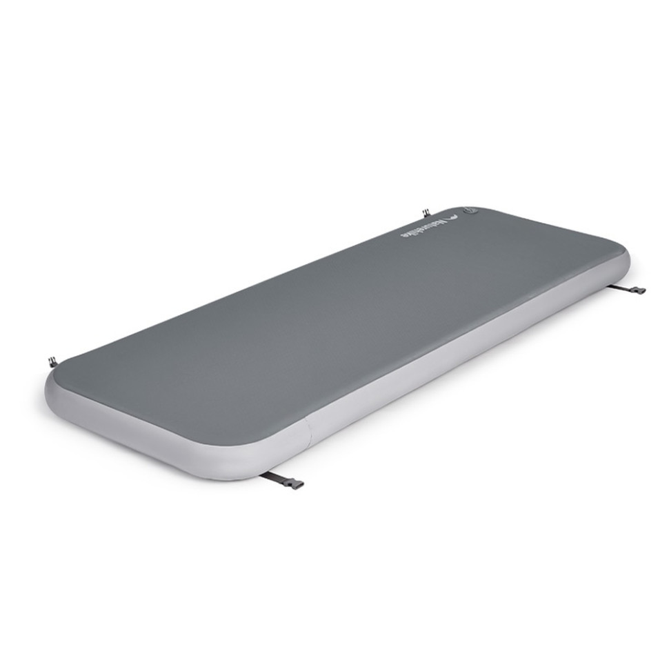 410376.970 Матрац кемпінговий надувний одномісний Naturehike CNK2550WS039, 192x70x10 см, сірий із ручним насосом - Зображення 1