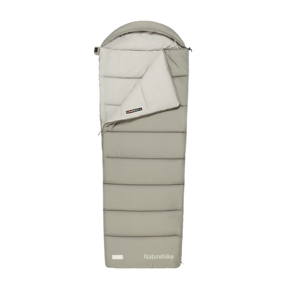 410402.970 Спальний мішок з капюшоном Naturehike MS300 CNK2350WS023 правий, зелений - Зображення 1