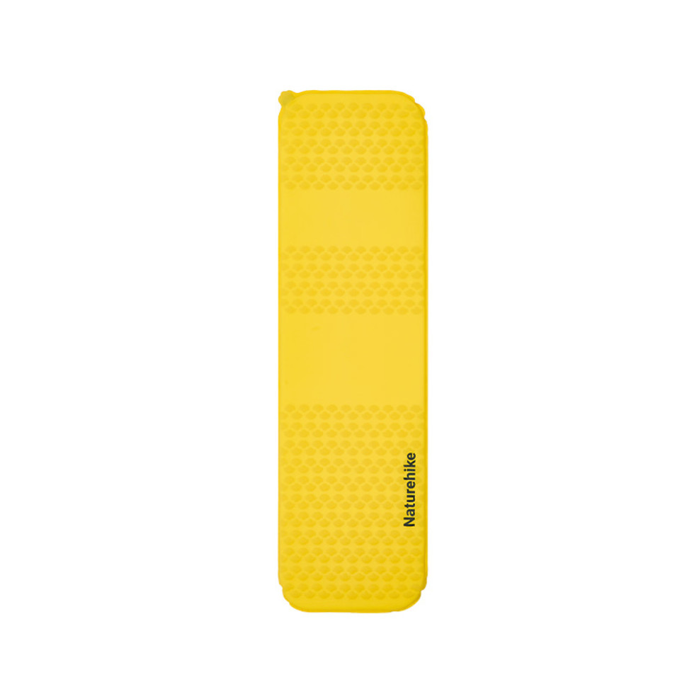 410579.970 Матрац туристичний надувний одномісний Naturehike CNK2550WS033, 183x53x3.5 см, жовтий, прямокутний - Зображення 1