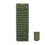 Матрац туристичний надувний одномісний Naturehike CNK2550WS019, 200x60x9.5 см, зелений, прямокутний із мішком для надування