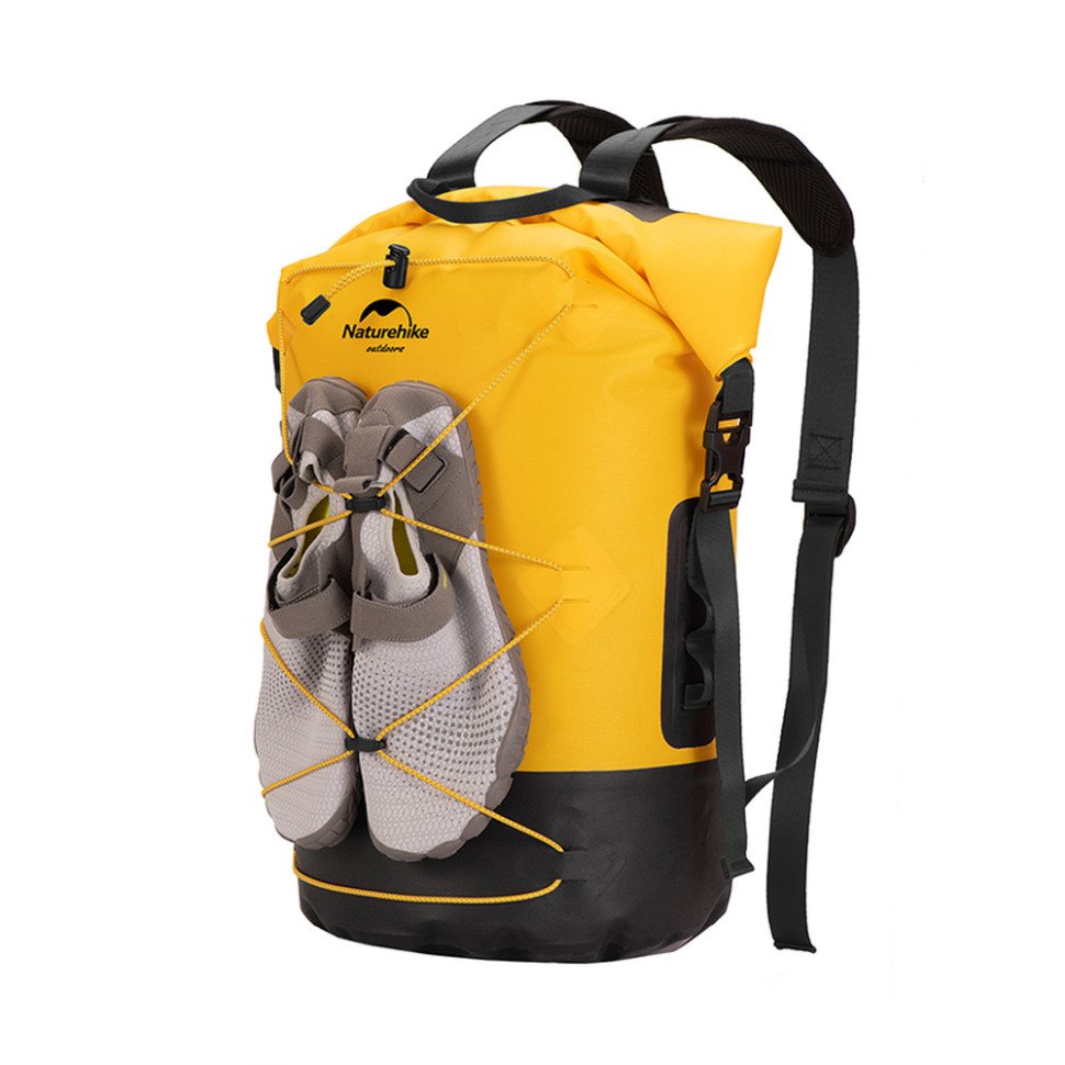 410704.970 Водонепроникний туристичний рюкзак Naturehike NH21FSB04, 30 л, жовтий - Зображення 1