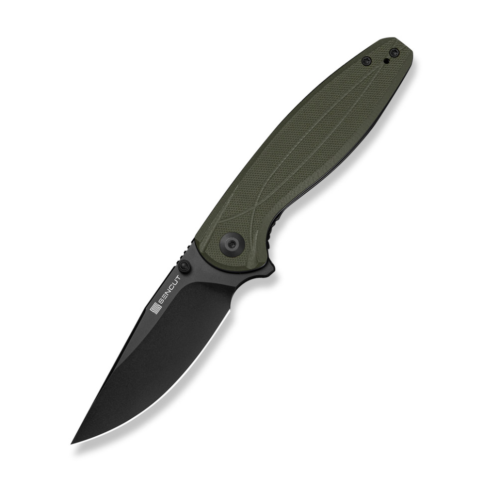 412453.970 Ніж складаний туристичний Sencut Vyrce (8.9 см) D2 / G10 оливково-зелений - Зображення 1