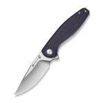 Ніж складаний туристичний Sencut Vyrce (8.9 см) D2 / Canvas Micarta фіолетовий