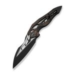 Ніж складаний туристичний Weknife Arrakis (8.8 см) Vanax / Titanium чорний з бронзою