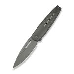 Ніж складаний туристичний Weknife Hull (9.9 см) Bohler M390 / Titanium сірий
