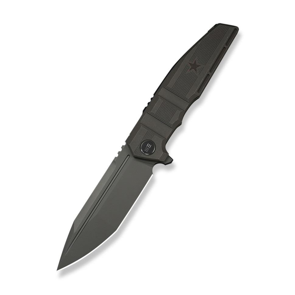412653.970 Ніж складаний туристичний Weknife Breach (9.8 см) Bohler M390 / Titanium вугільно-сірий - Зображення 1