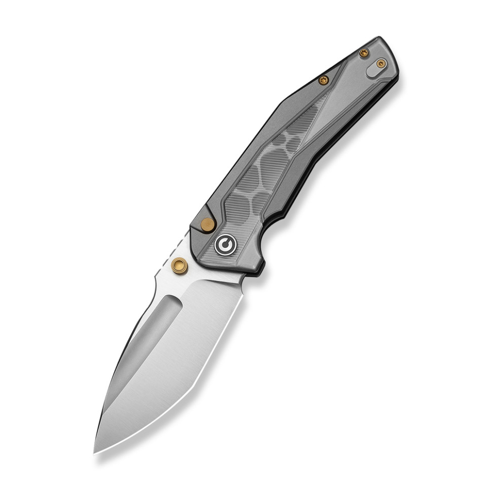 412681.970 Ніж складаний туристичний Civivi Wellmax (9.1 см) 14C28N / Aluminum сірий - Зображення 1