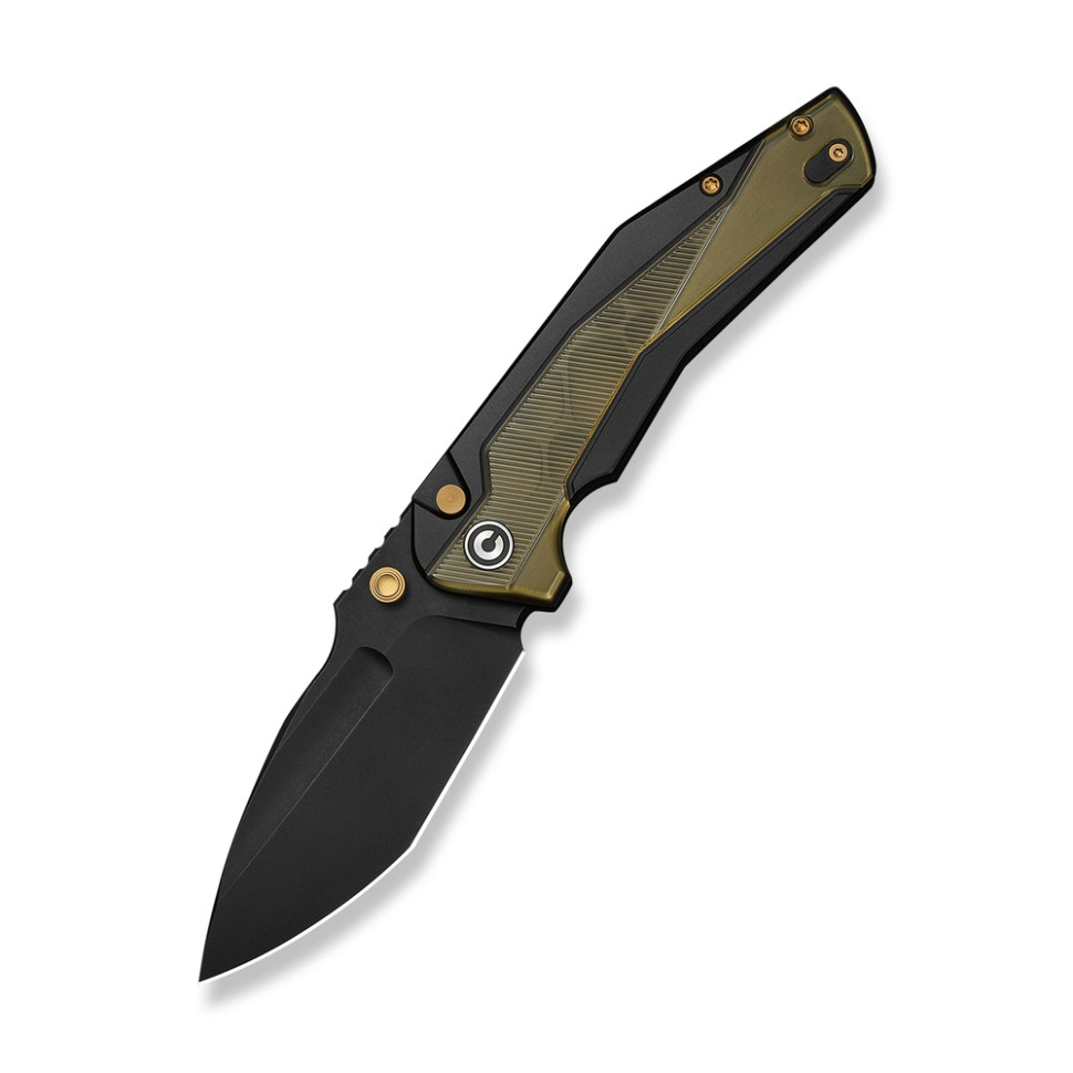 412692.970 Ніж складаний туристичний Civivi Wellmax (9.1 см) 14C28N / Aluminum чорний/жовтий - Зображення 1