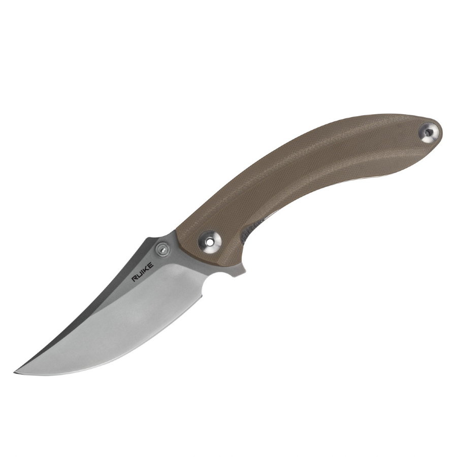 46746.900x0 Ніж складаний туристичний Ruike P155-W, (9 см) 14C28N / G10 пісочний - Зображення 1