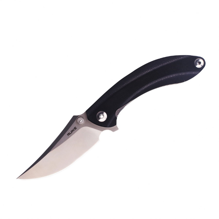 46750.900x0 Ніж складаний туристичний Ruike P155-B, (9 см) 14C28N / G10 чорний - Зображення 1